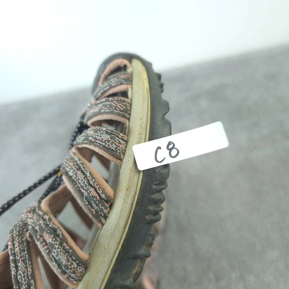 KEEN Whisper Sport Sandals Womens Size 10 Waterproof Hiking Shoes Gray Pink